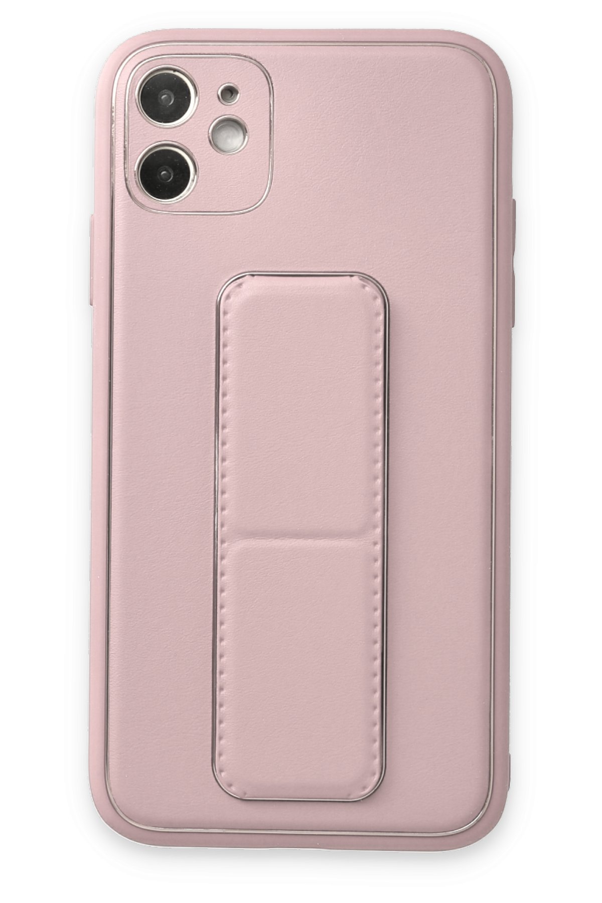 Newface iPhone 12 Kılıf Coco Karbon Silikon - Pembe