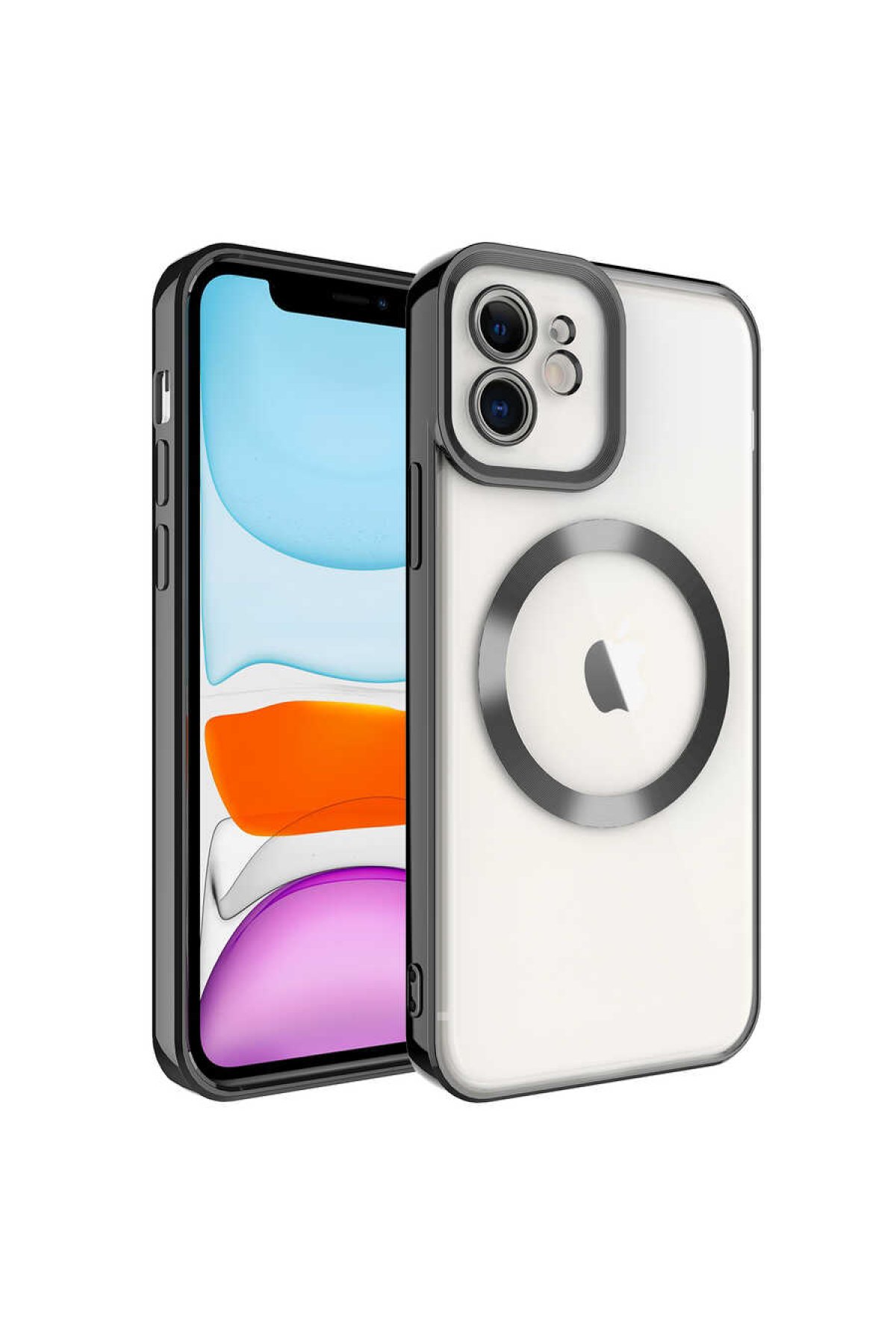Newface iPhone 12 Kılıf Element Silikon - Mavi