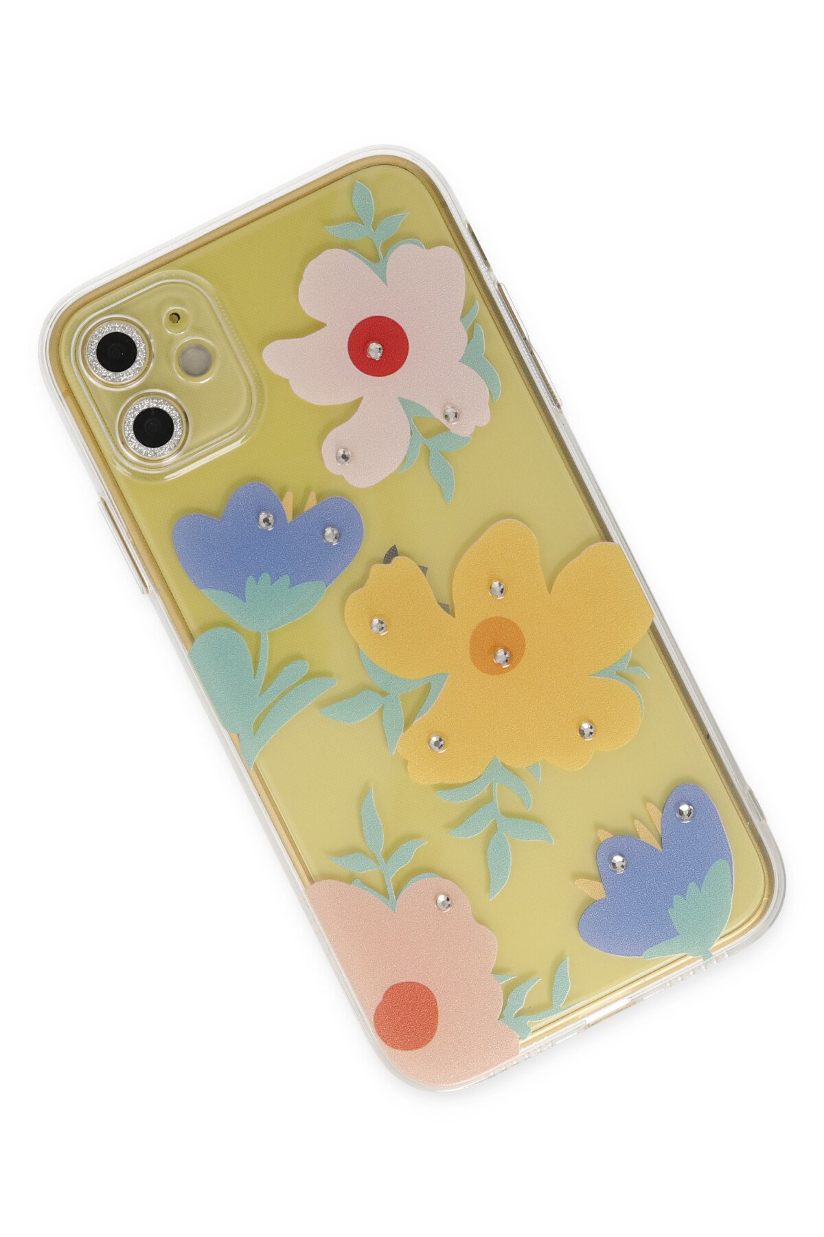 Newface iPhone 12 Kılıf Platin Silikon - Lila