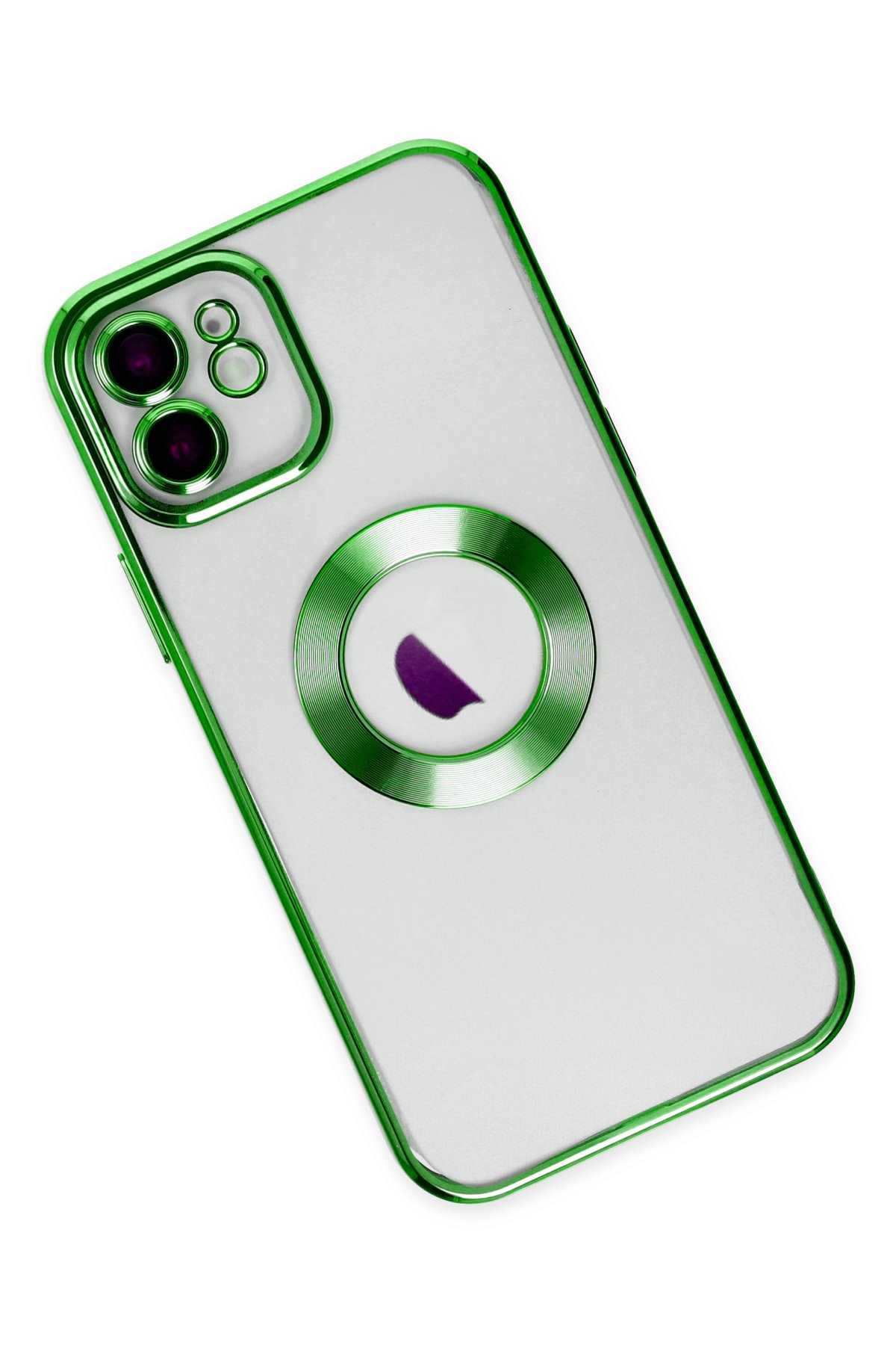 Newface iPhone 12 Kılıf Apollo Magneticsafe Desenli Kapak - Apollo Şeffaf - 3