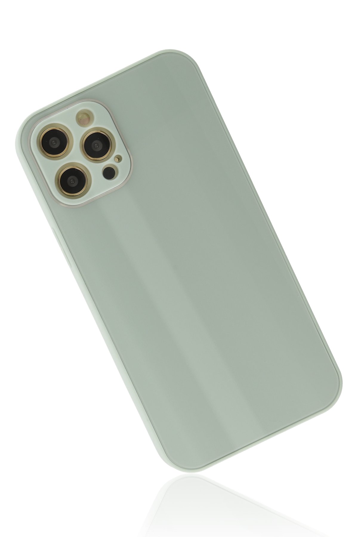 Newface iPhone 12 Pro Max Kılıf Element Silikon - Gümüş