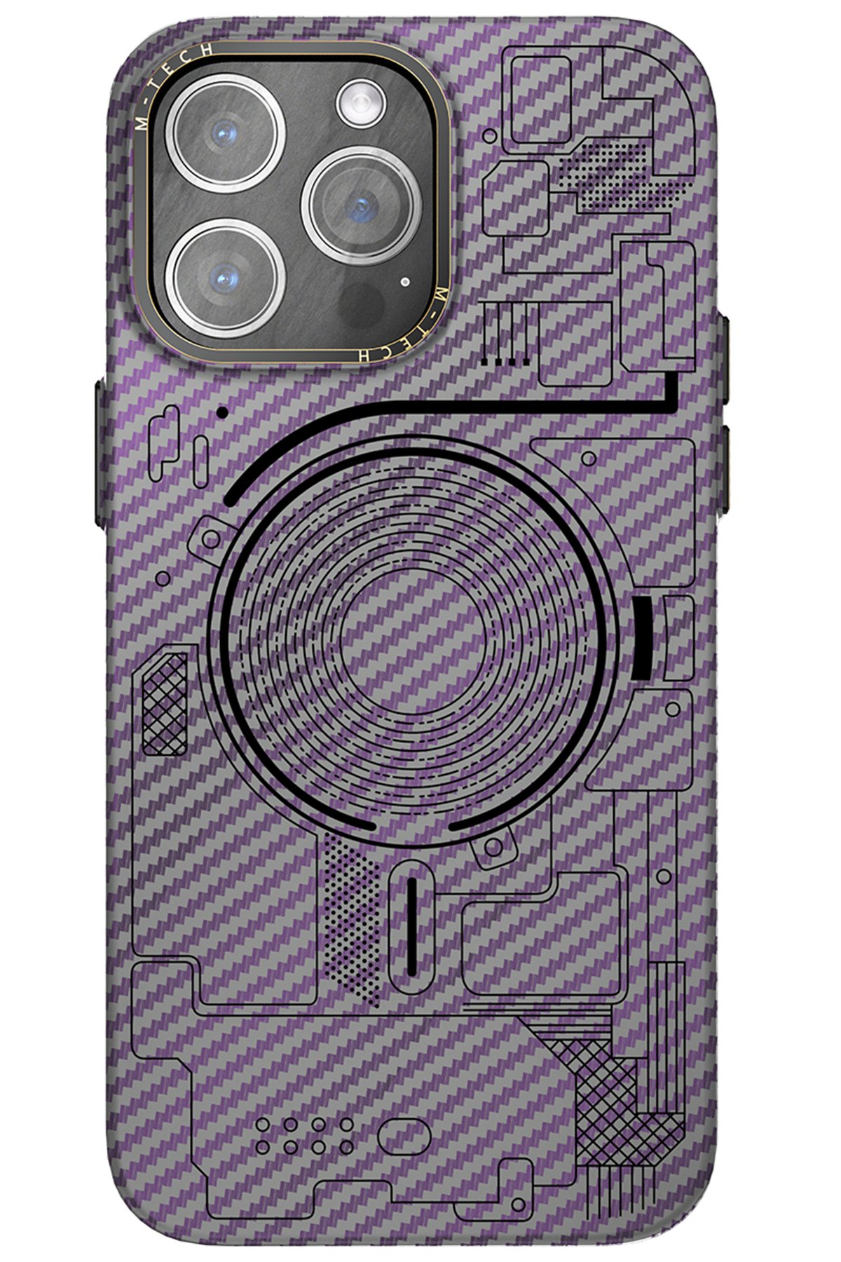 Newface iPhone 12 Pro Kılıf Simli Yüzüklü Silikon - Siyah