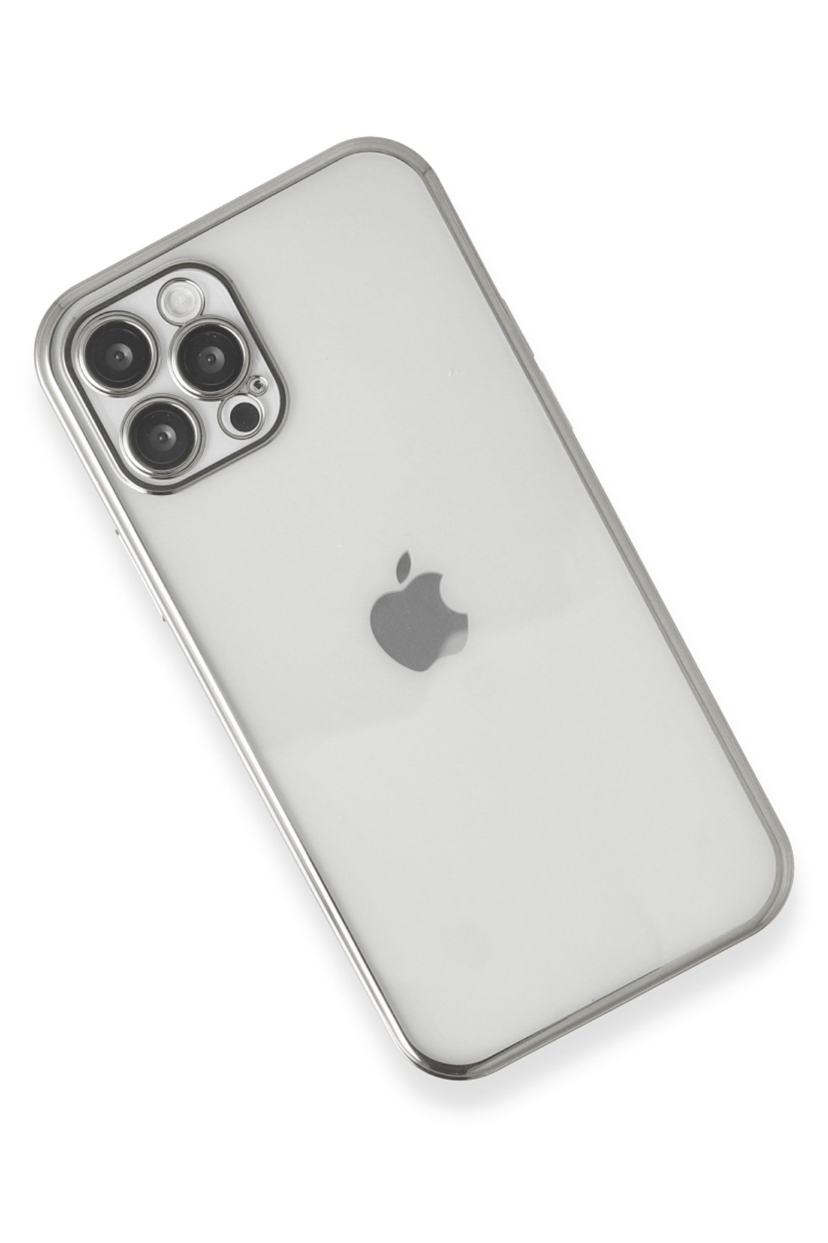 Newface iPhone 12 Pro Max Kılıf Optimum Silikon - Siyah