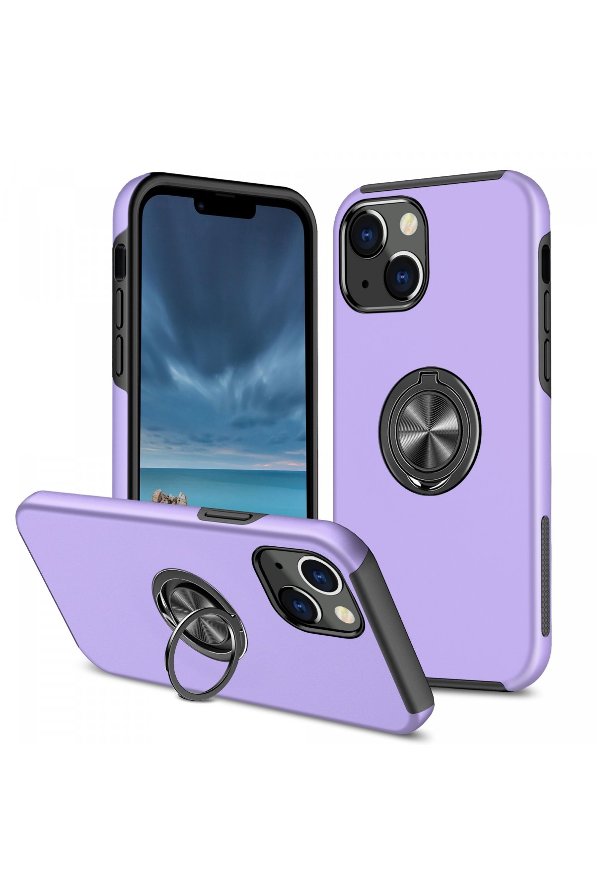 Newface iPhone 13 Kılıf Flip Cover - Kırmızı