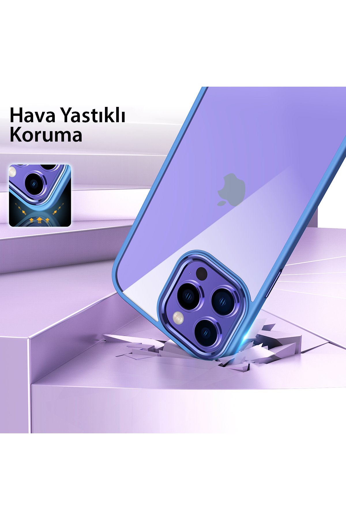 Newface iPhone 13 Kılıf Palm Buzlu Kamera Sürgülü Silikon - Yeşil