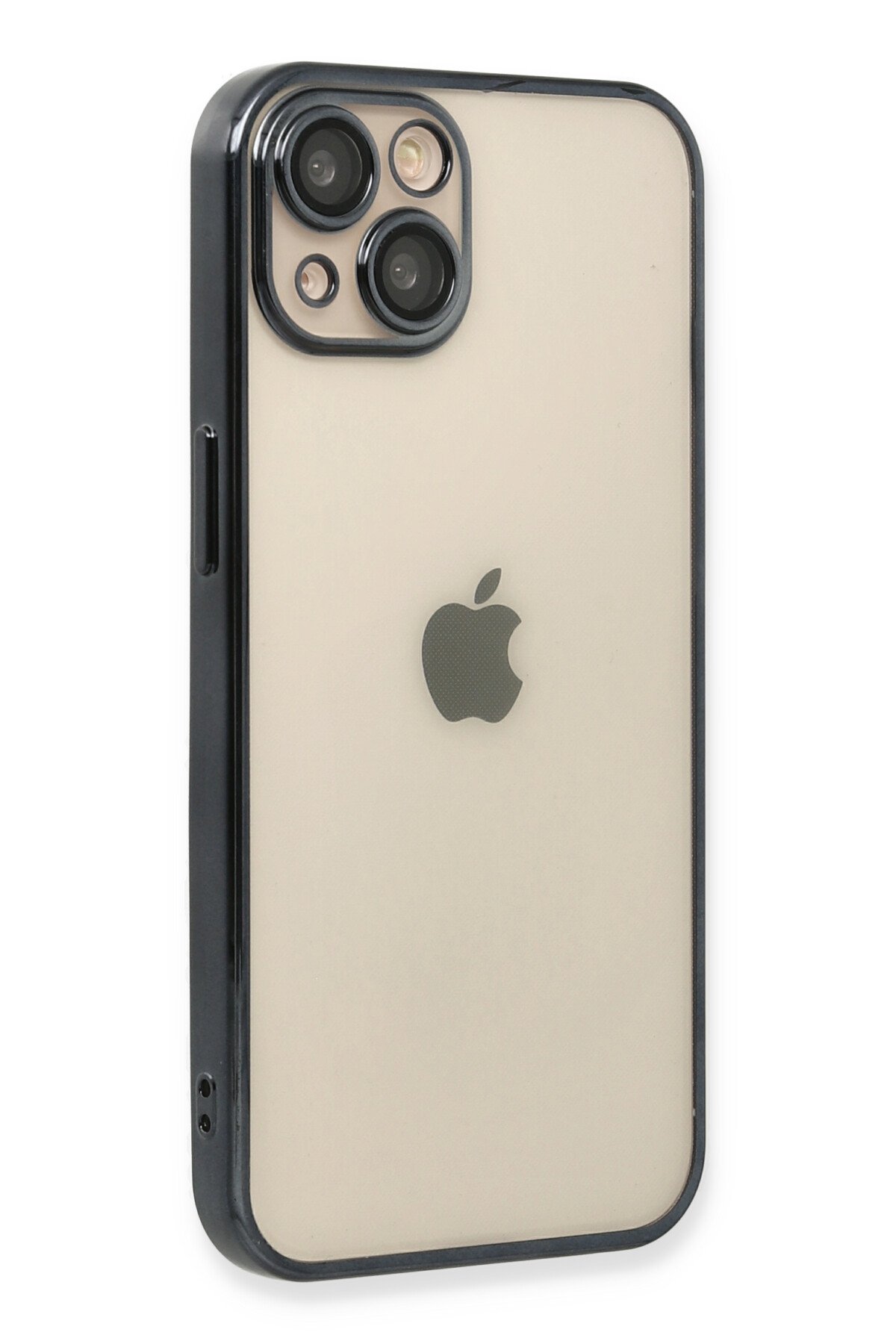 Newface iPhone 13 Kılıf Coco Karbon Silikon - Siyah