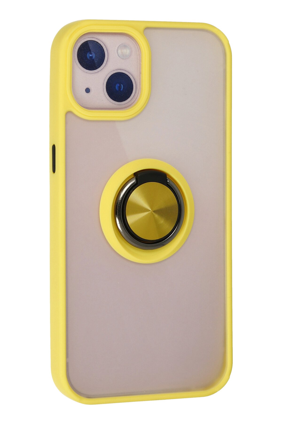 Newface iPhone 13 Mini Neon Fosforlu Kamera Lens - Mavi