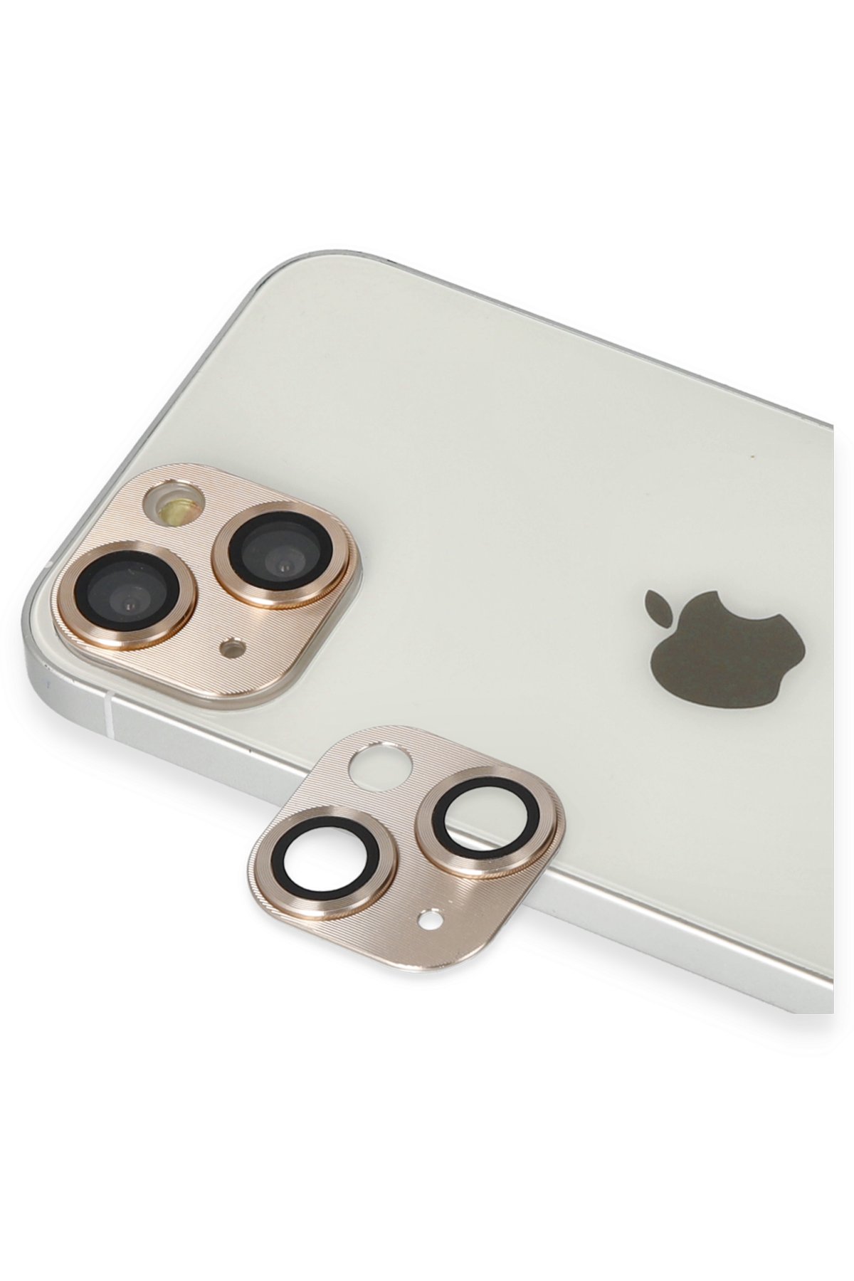 Newface iPhone 13 Mini Shine Kamera Lens Koruma Cam - Gold