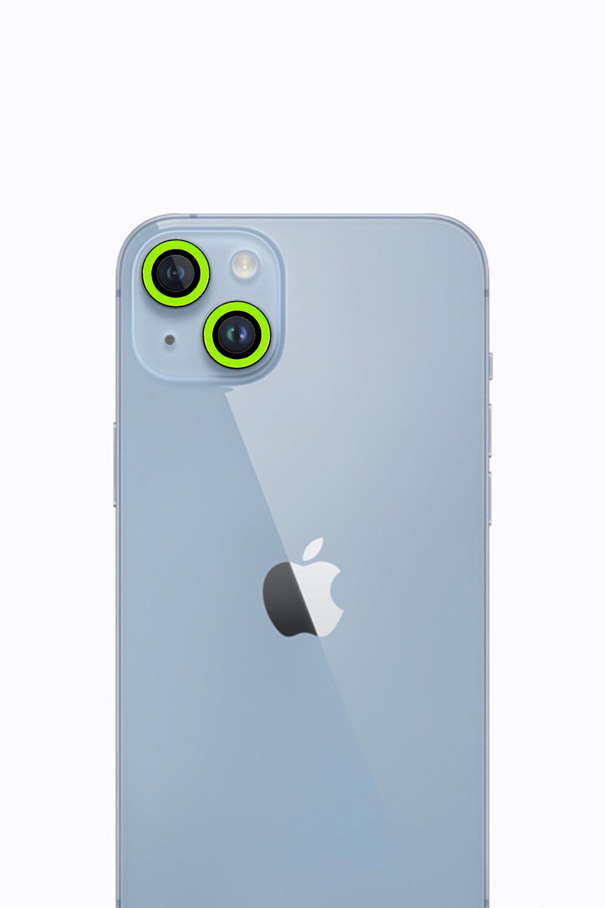 Newface iPhone 13 Kılıf Pars Lens Yüzüklü Silikon - Gümüş