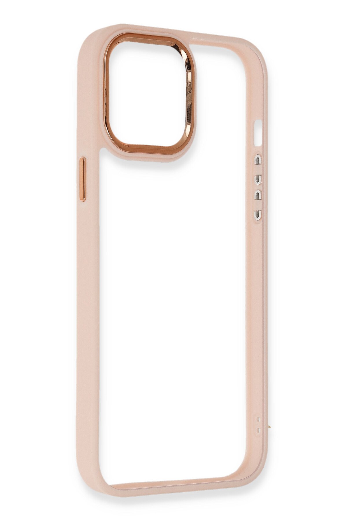 Newface iPhone 14 Pro Max Kılıf Montreal Yüzüklü Silikon Kapak - Sarı