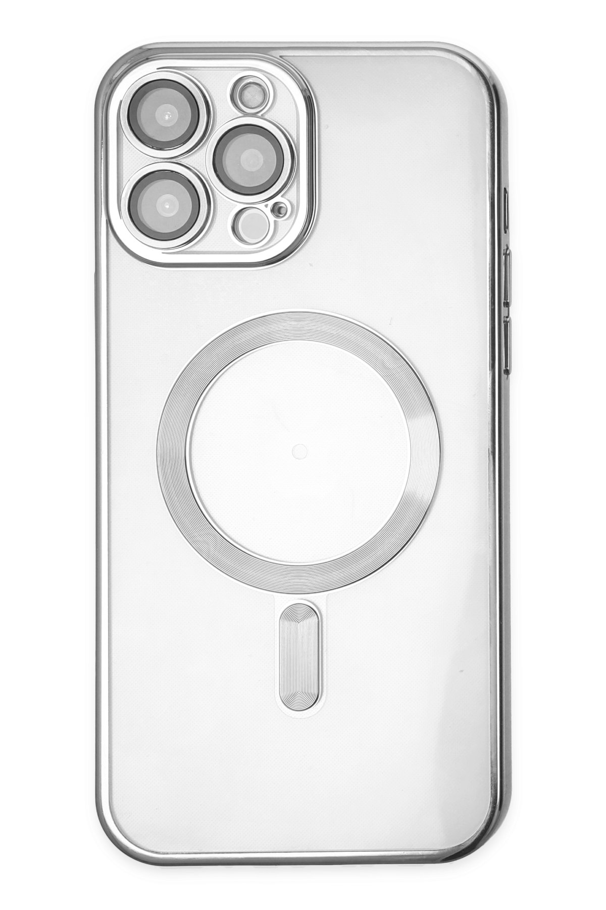 Newface iPhone 13 Pro Kılıf Focus Derili Silikon - Siyah