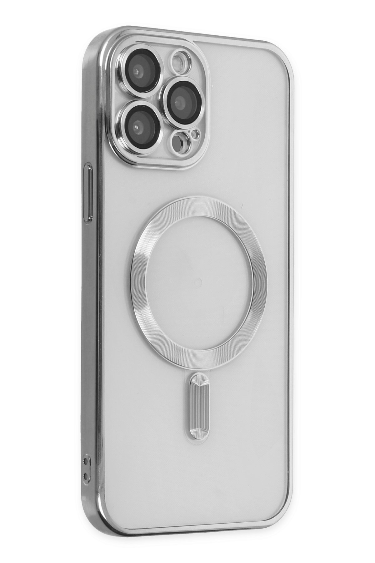 Newface iPhone 13 Pro Kılıf Focus Derili Silikon - Siyah
