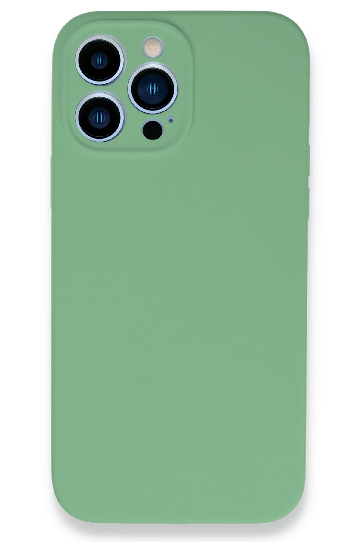 Newface iPhone 13 Pro Max Kılıf Platin Silikon - Lacivert