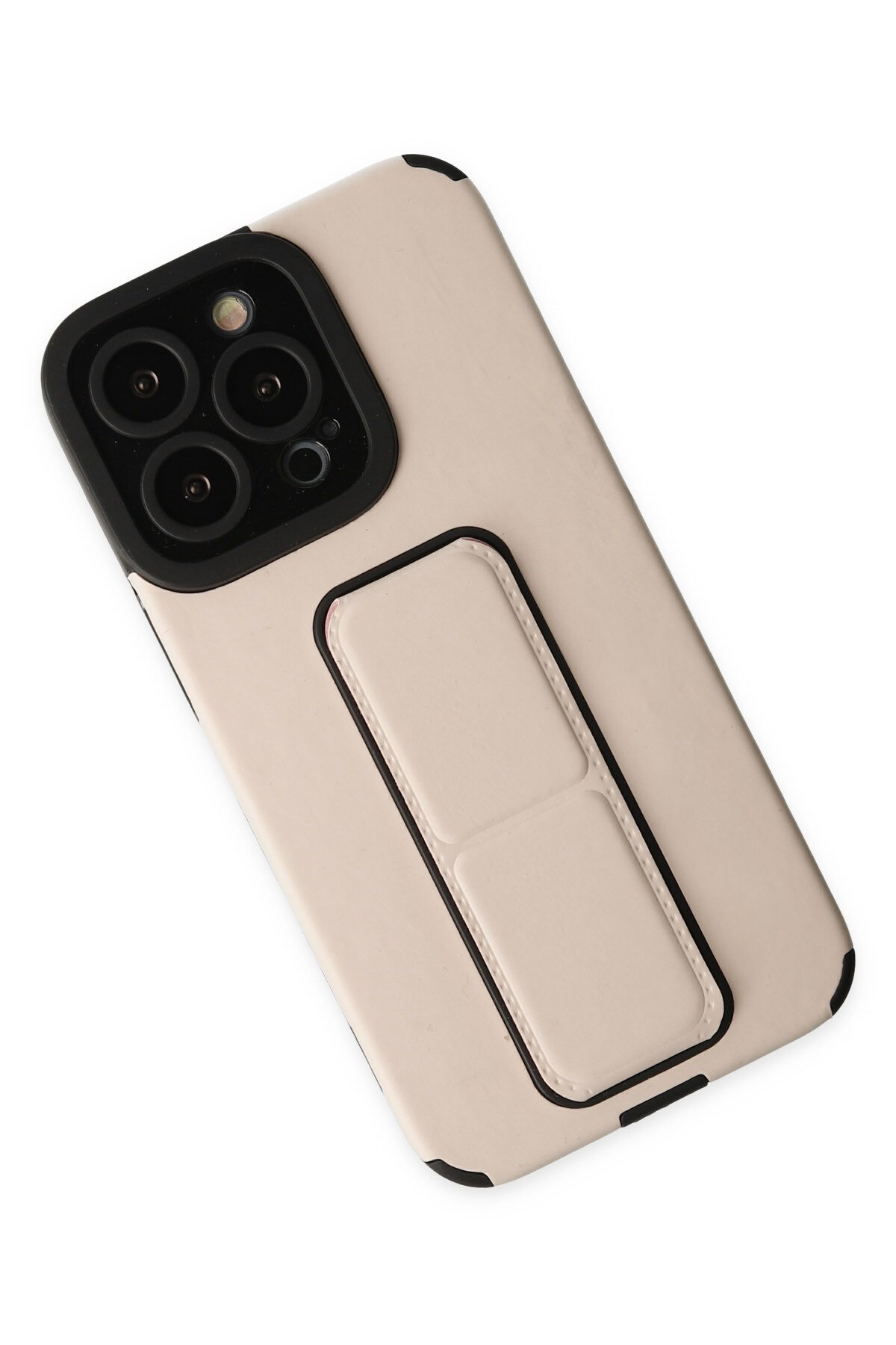 Newface iPhone 13 Pro Kılıf Dolpin Kapaklı - Kahverengi