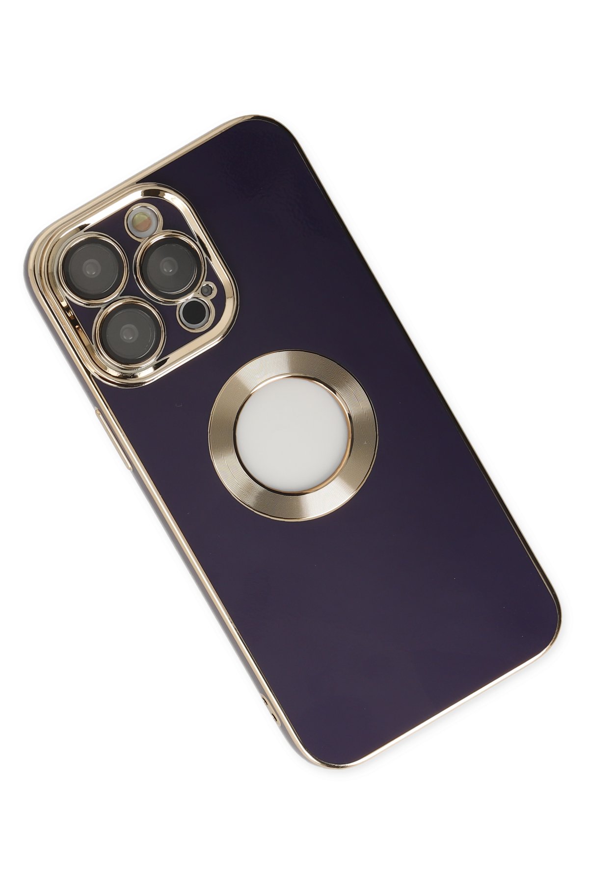 Newface iPhone 13 Pro Kılıf Coco Deri Magneticsafe Silikon - Krem