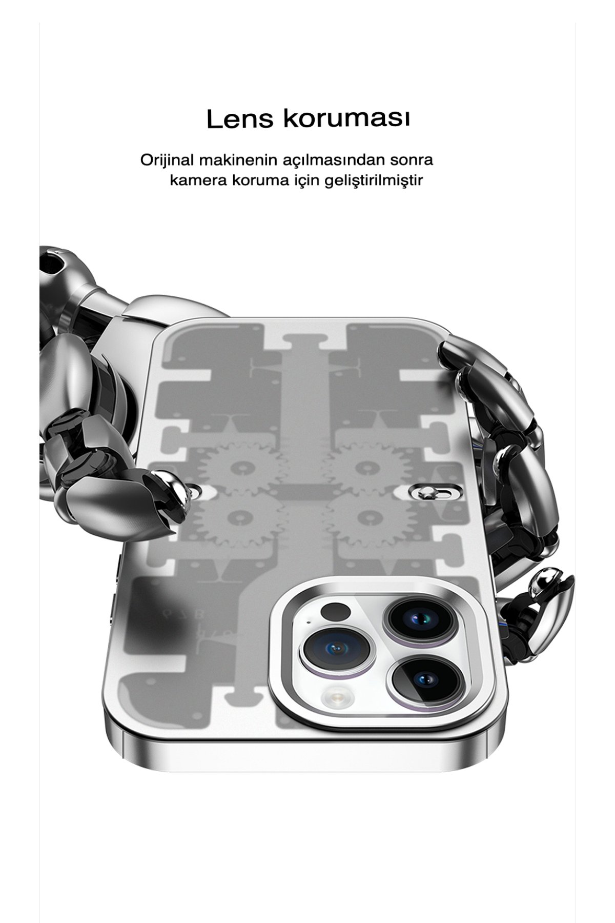 Newface iPhone 13 Pro Max Kılıf Esila Silikon - Lila