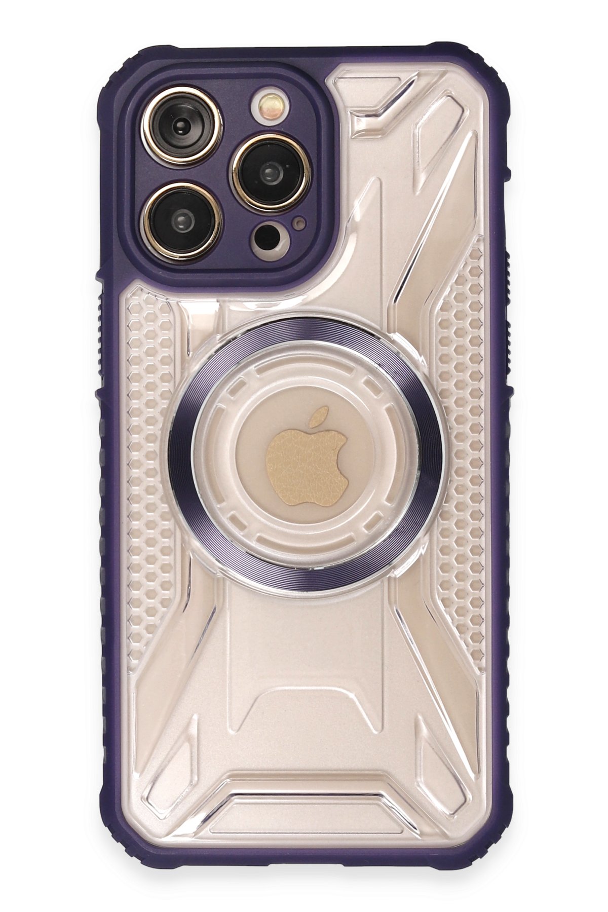 Newface iPhone 13 Pro Max Kılıf Puma Silikon - Mor