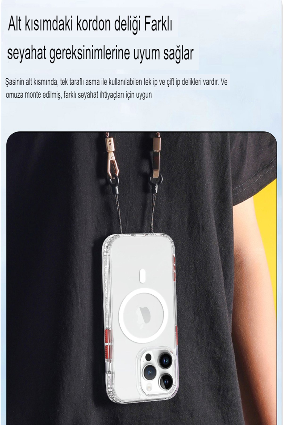 Joko iPhone 13 Pro Max Kılıf Roblox Lens Standlı Kapak - Bordo