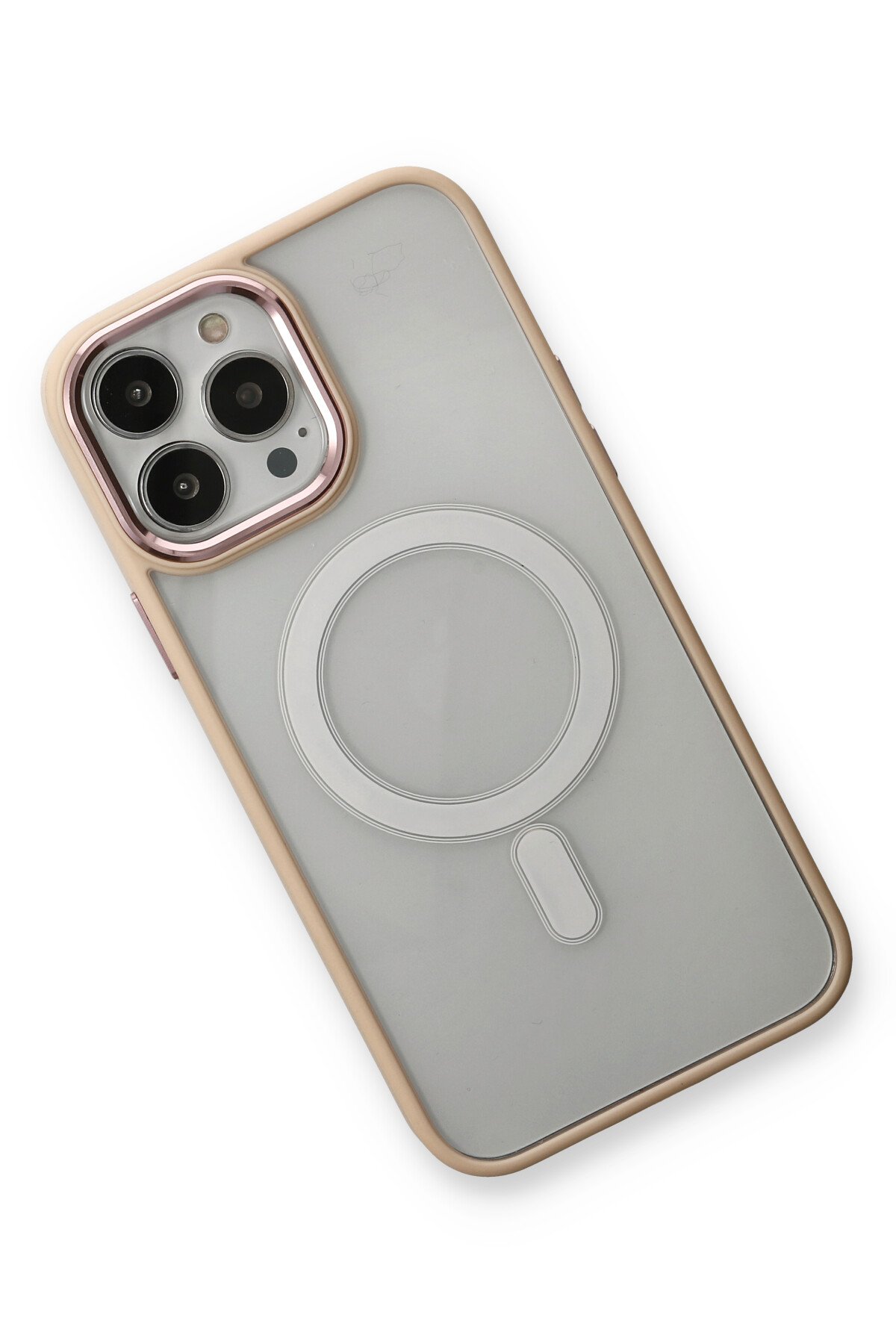 Newface iPhone 13 Pro Max Kılıf Lansman Legant Silikon - Fuşya