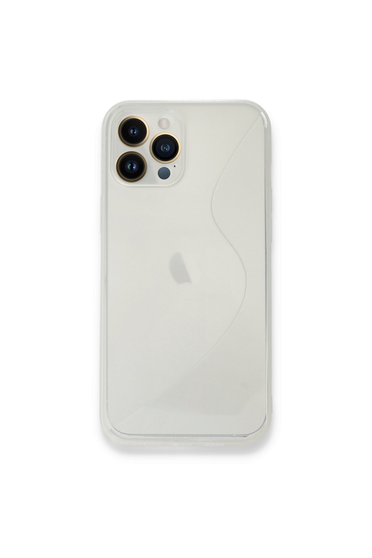 Newface iPhone 13 Pro Max Kılıf S Silikon - Gri
