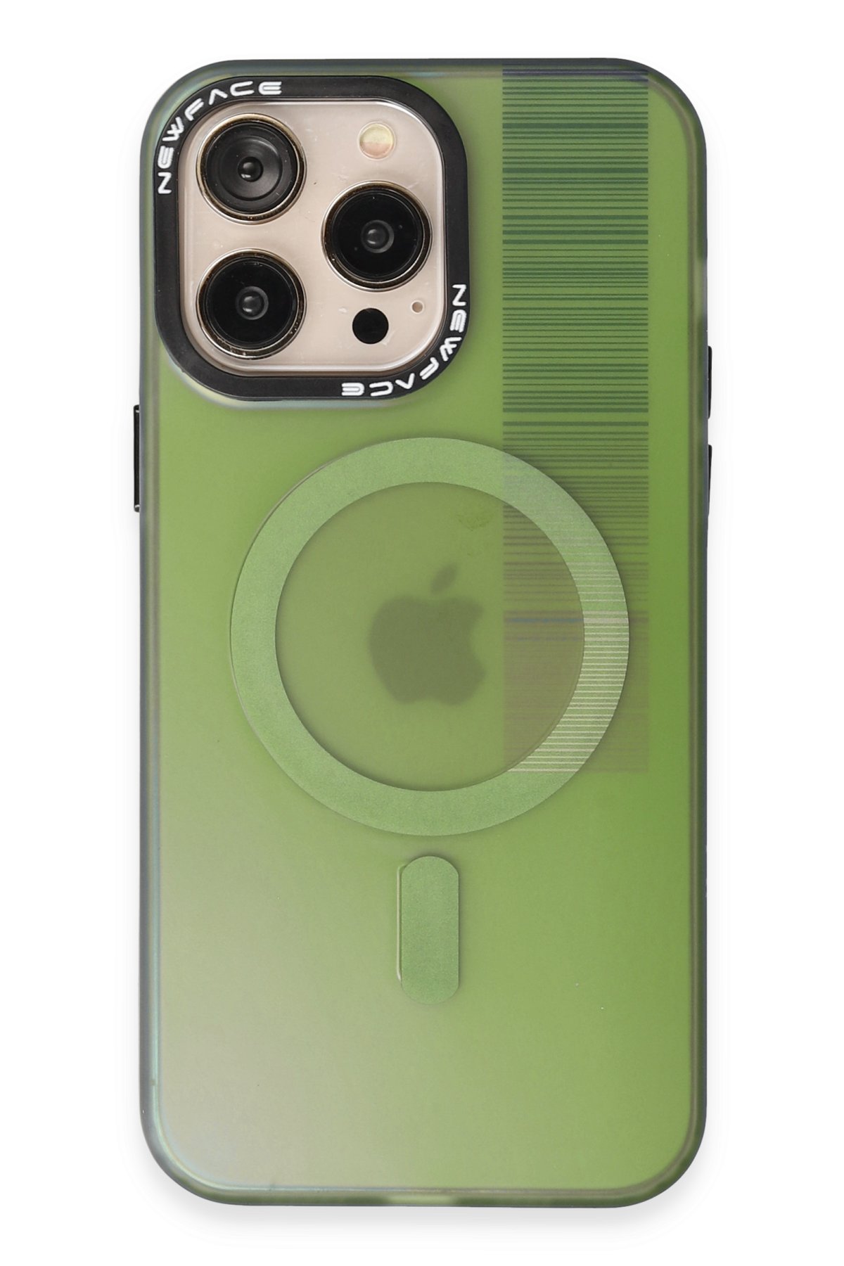 Newface iPhone 13 Pro Max Kılıf Volet Silikon - Pembe
