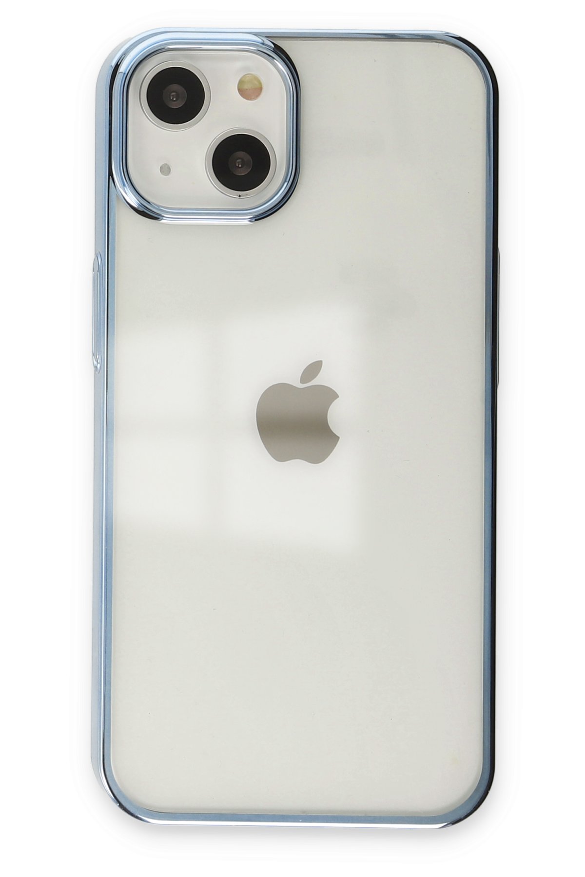 Newface iPhone 14 Plus Kılıf Moshi Lens Magneticsafe Silikon - Sierra Blue