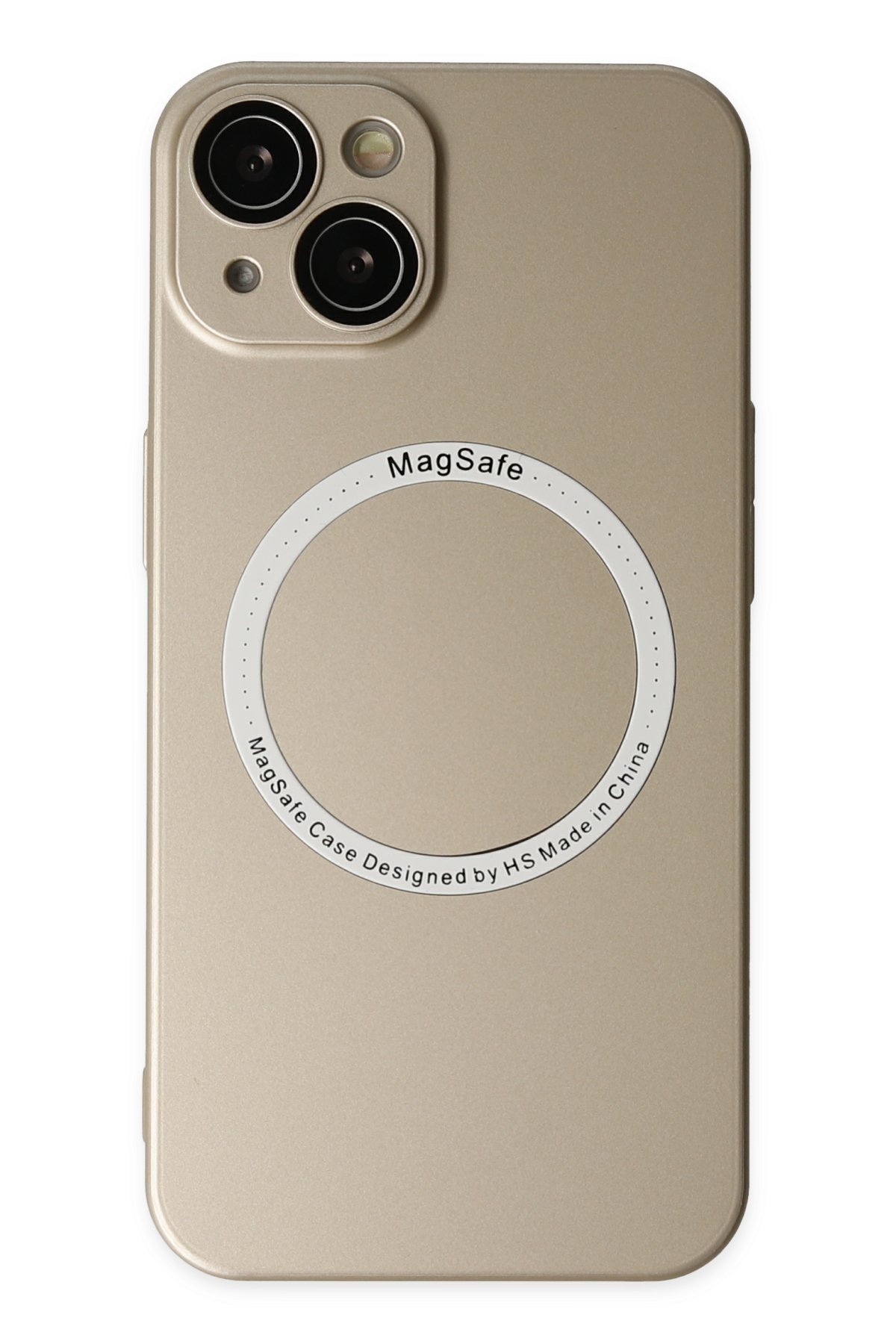 Newface iPhone 14 Plus Kılıf Moshi Lens Magneticsafe Silikon - Siyah