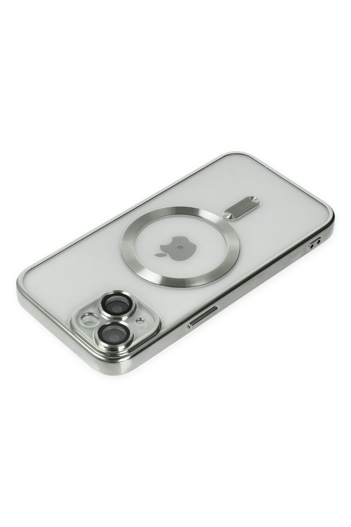 Newface iPhone 14 Plus Kılıf Moshi Lens Magneticsafe Silikon - Füme