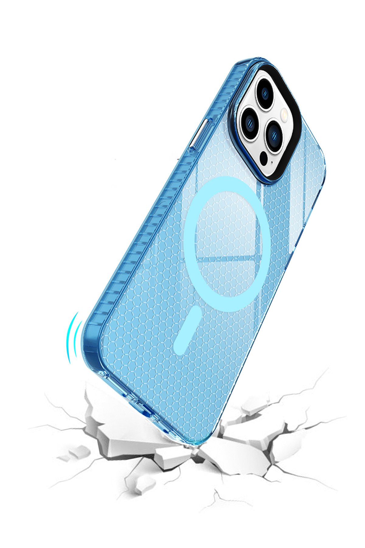 Newface iPhone 14 Pro Kılıf Esila Silikon - Su Yeşili