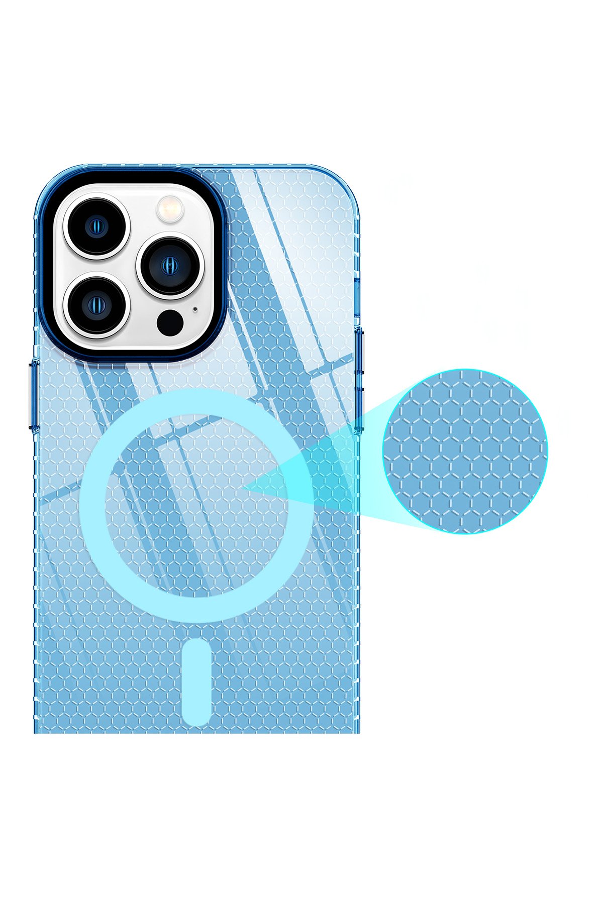 Newface iPhone 14 Pro Kılıf Esila Silikon - Su Yeşili