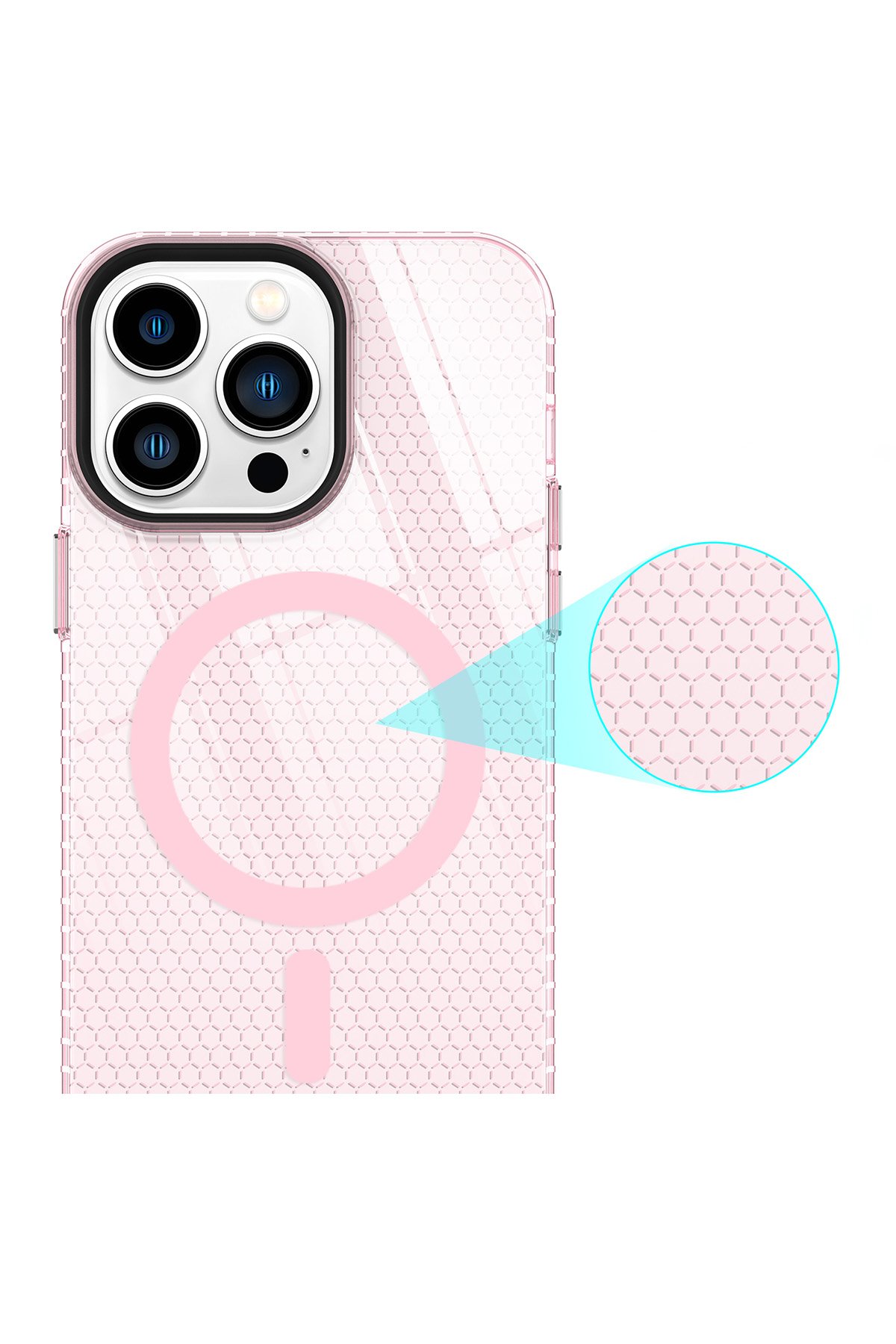 Newface iPhone 14 Pro Kılıf Element Magneticsafe Sert Kapak - Mor