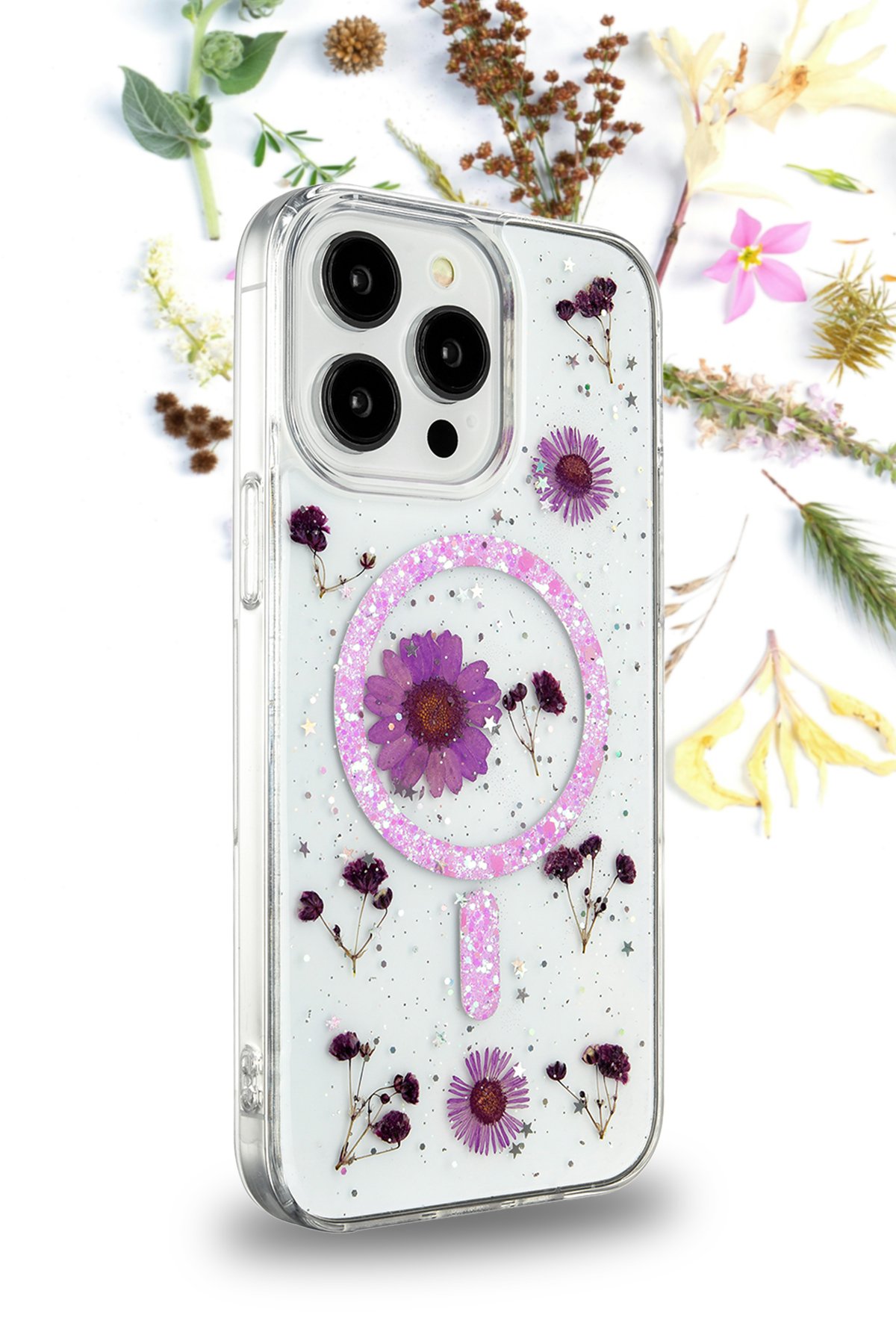 Newface iPhone 14 Pro Kılıf Coco Deri Silikon Kapak - Sky Blue