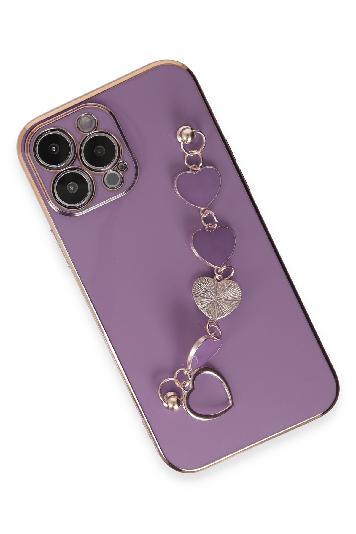 Newface iPhone 14 Pro Kılıf Daisy Simli Magsafe Kapak - Gümüş