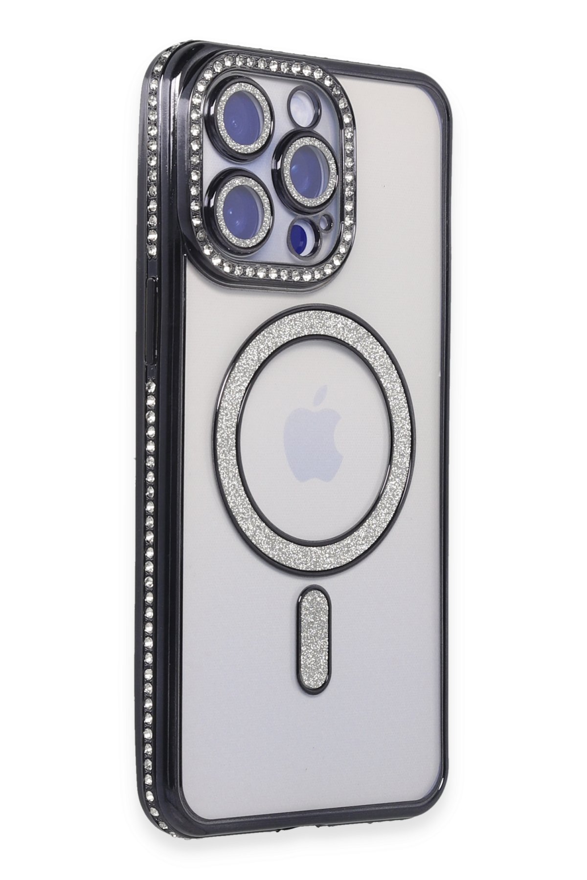 Newface iPhone 14 Pro Kılıf Nimmy Nakış Desenli Kapak - Pembe