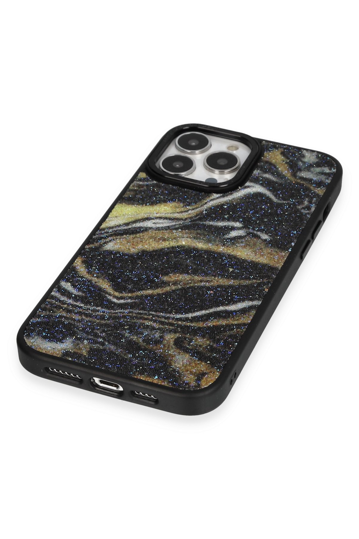 Newface iPhone 14 Pro Raze Metal Kamera Lens - Derin Mor