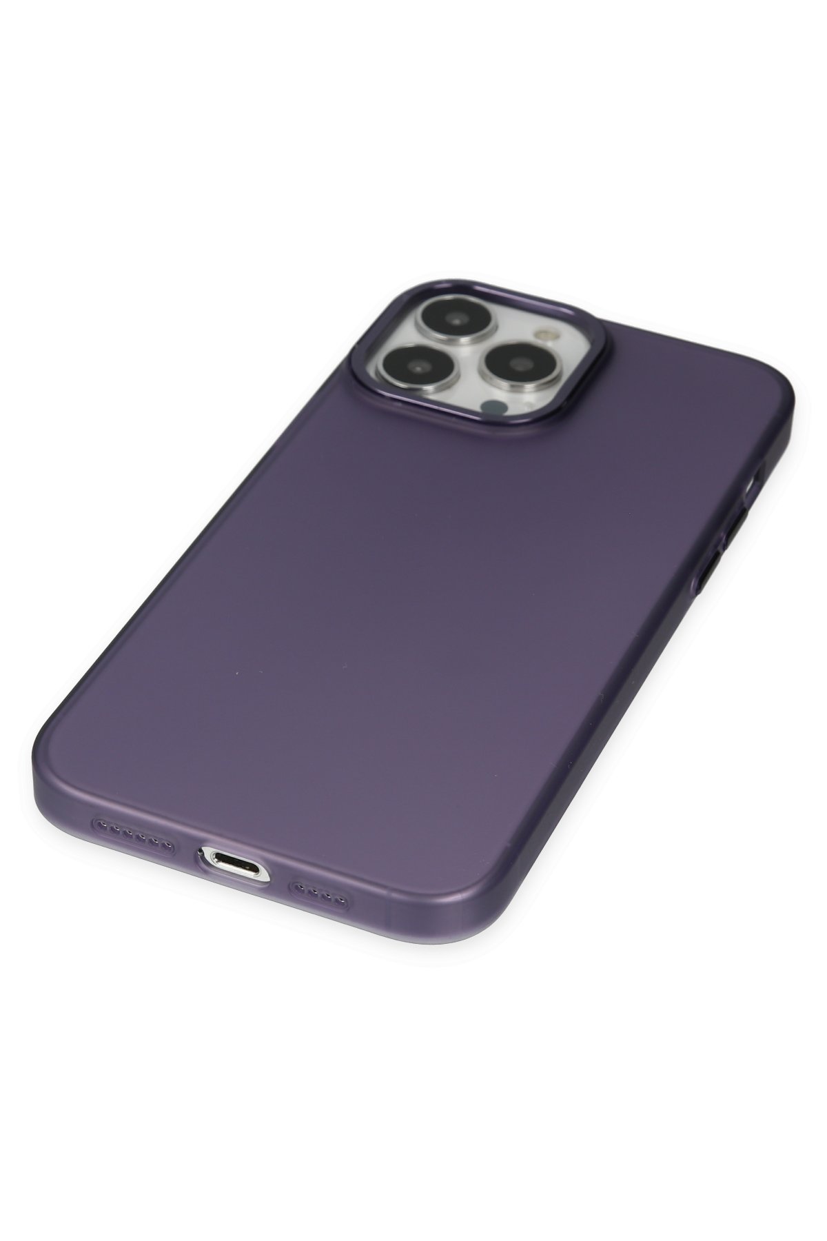 Newface iPhone 14 Pro Band Metal Kamera Lens - Gümüş
