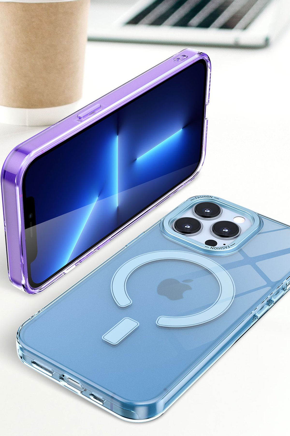 Newface iPhone 14 Pro Kılıf Estoril Desenli Kapak - Estoril - 3