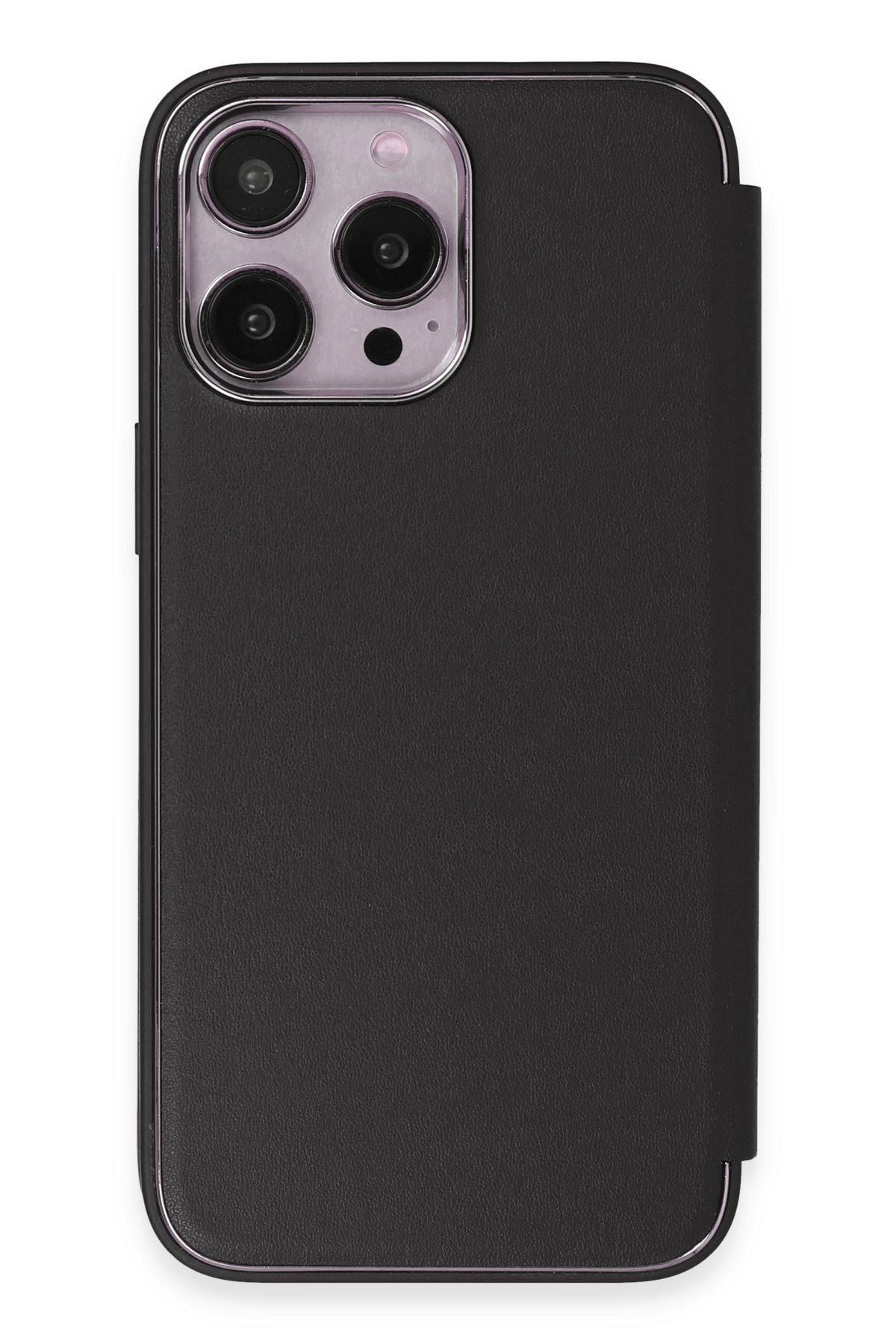 Newface iPhone 14 Pro Max Kılıf Jack Magneticsafe Lens Silikon - Siyah