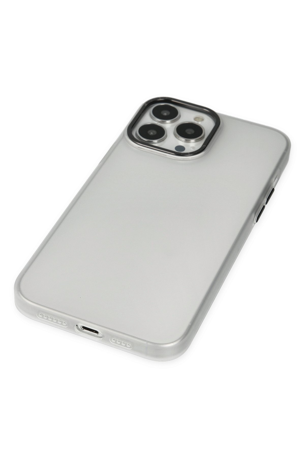 Newface iPhone 14 Pro Max Kılıf Anka PC Magneticsafe Sert Metal Kapak - Şeffaf