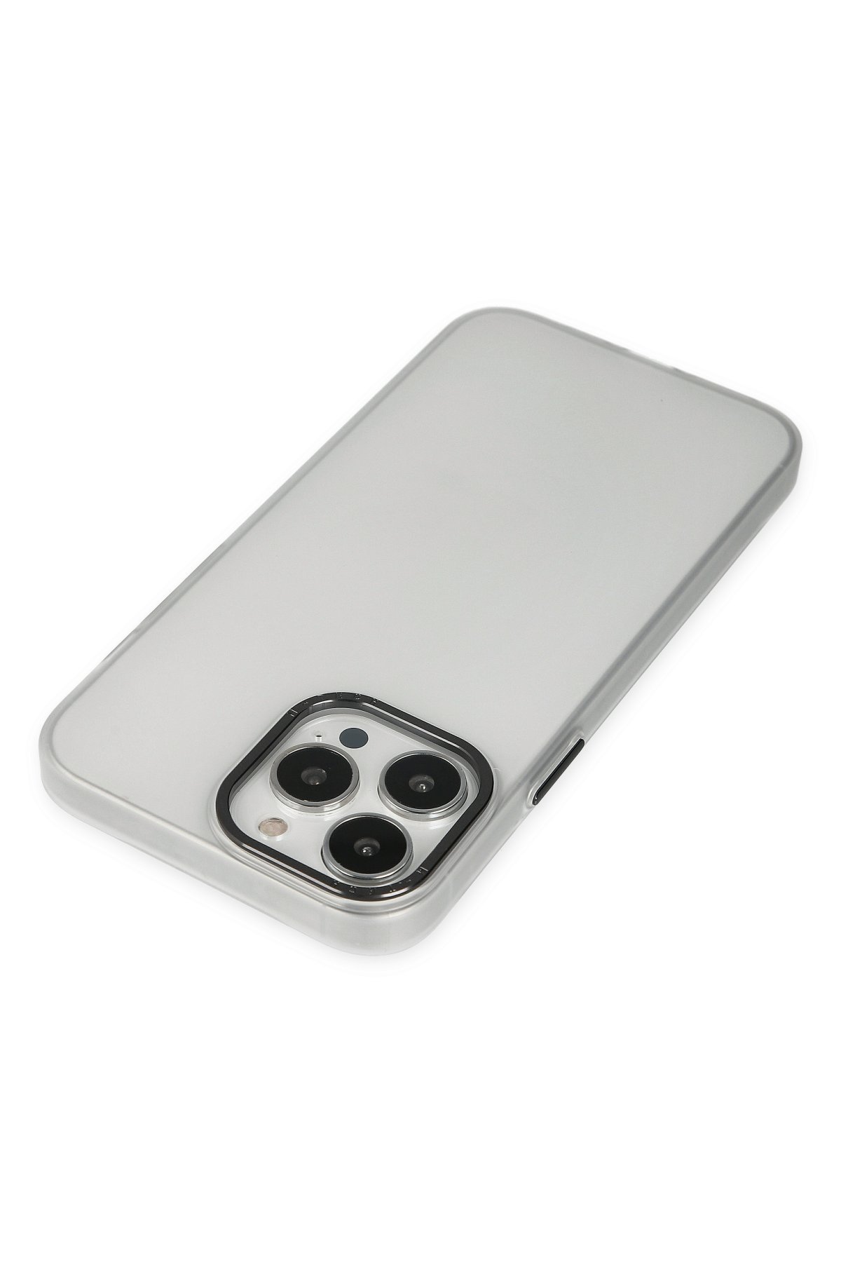 Newface iPhone 14 Pro Max Kılıf Anka PC Magneticsafe Sert Metal Kapak - Şeffaf