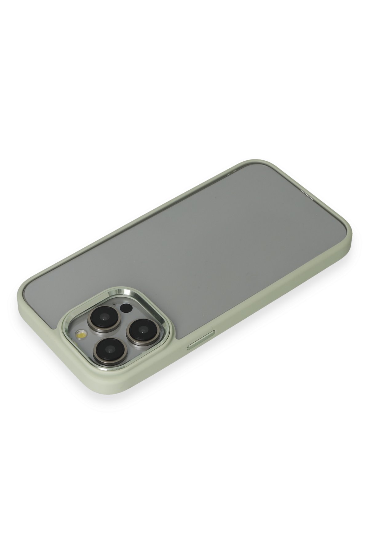 Newface iPhone 14 Pro Max Kılıf Pars Lens Yüzüklü Silikon - Lacivert
