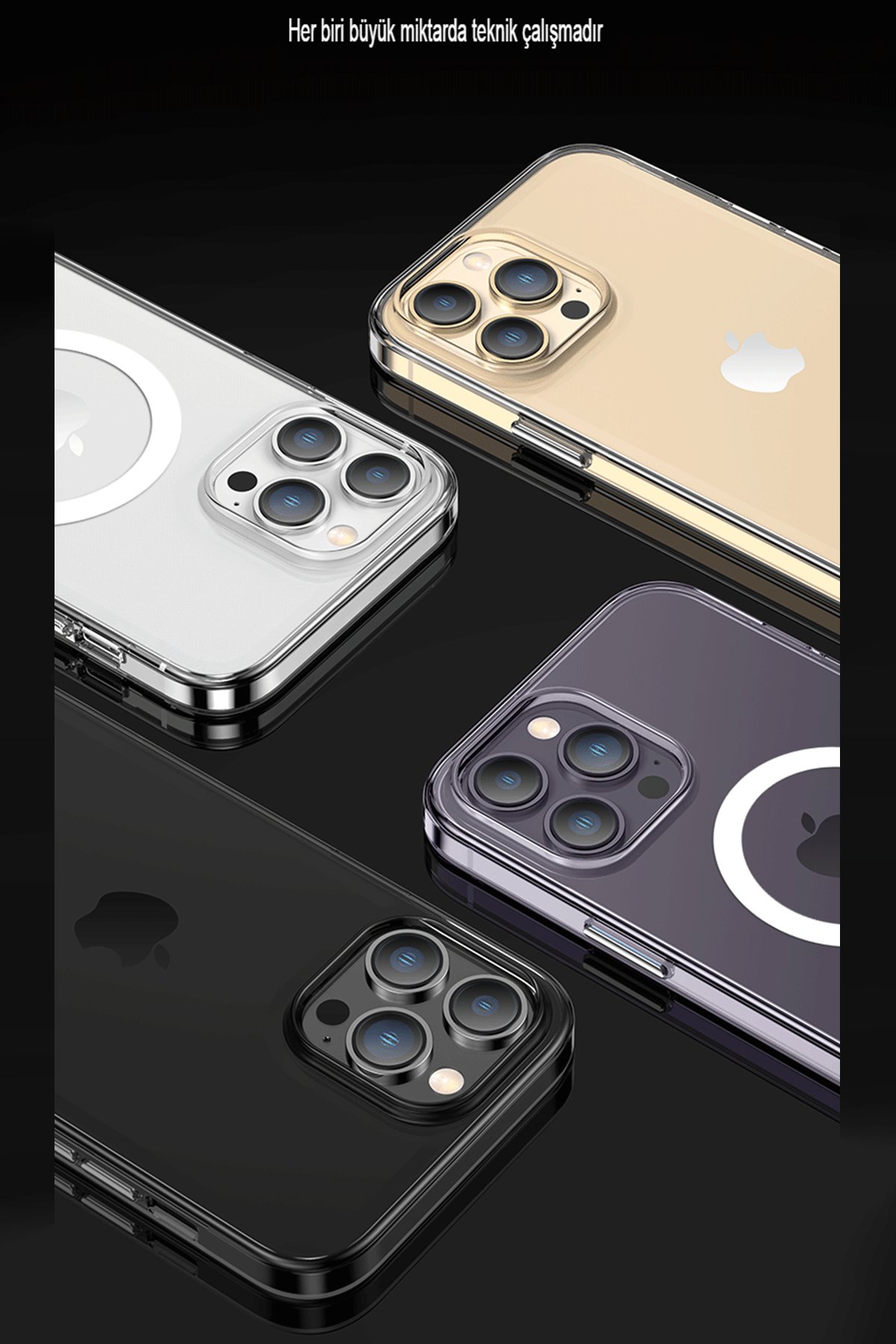 Newface iPhone 14 Pro Max Kılıf Estoril Desenli Kapak - Estoril - 11