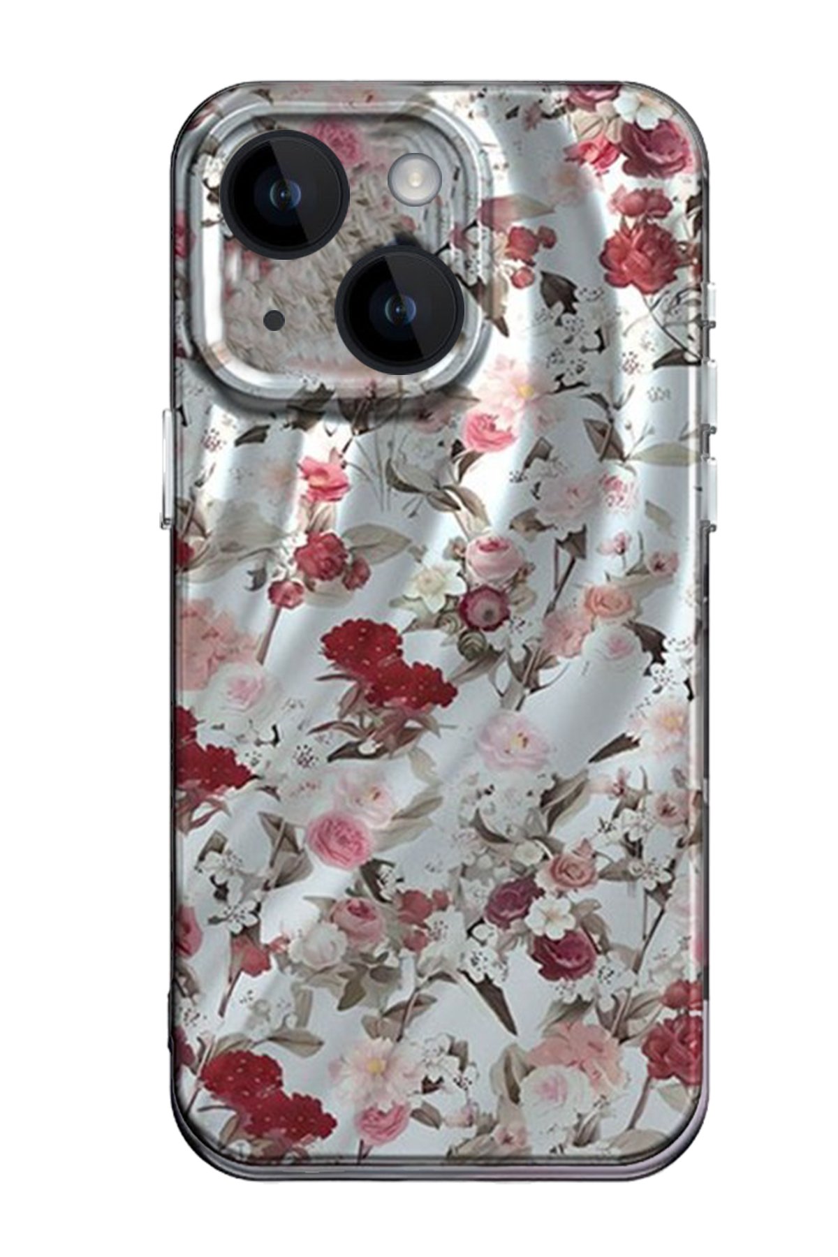 Newface iPhone 15 Kılıf Joke Simli Magneticsafe Kılıf - Mavi