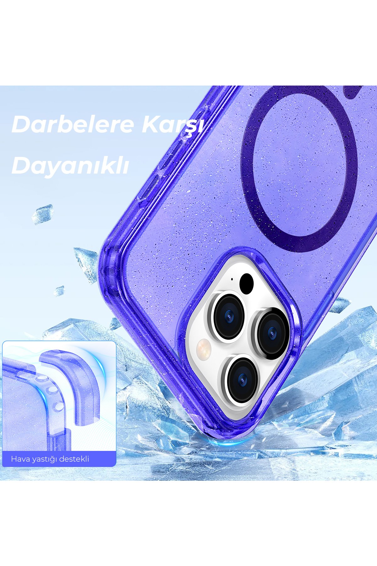 Newface iPhone 15 Kılıf Loop Deri Silikon - Siyah