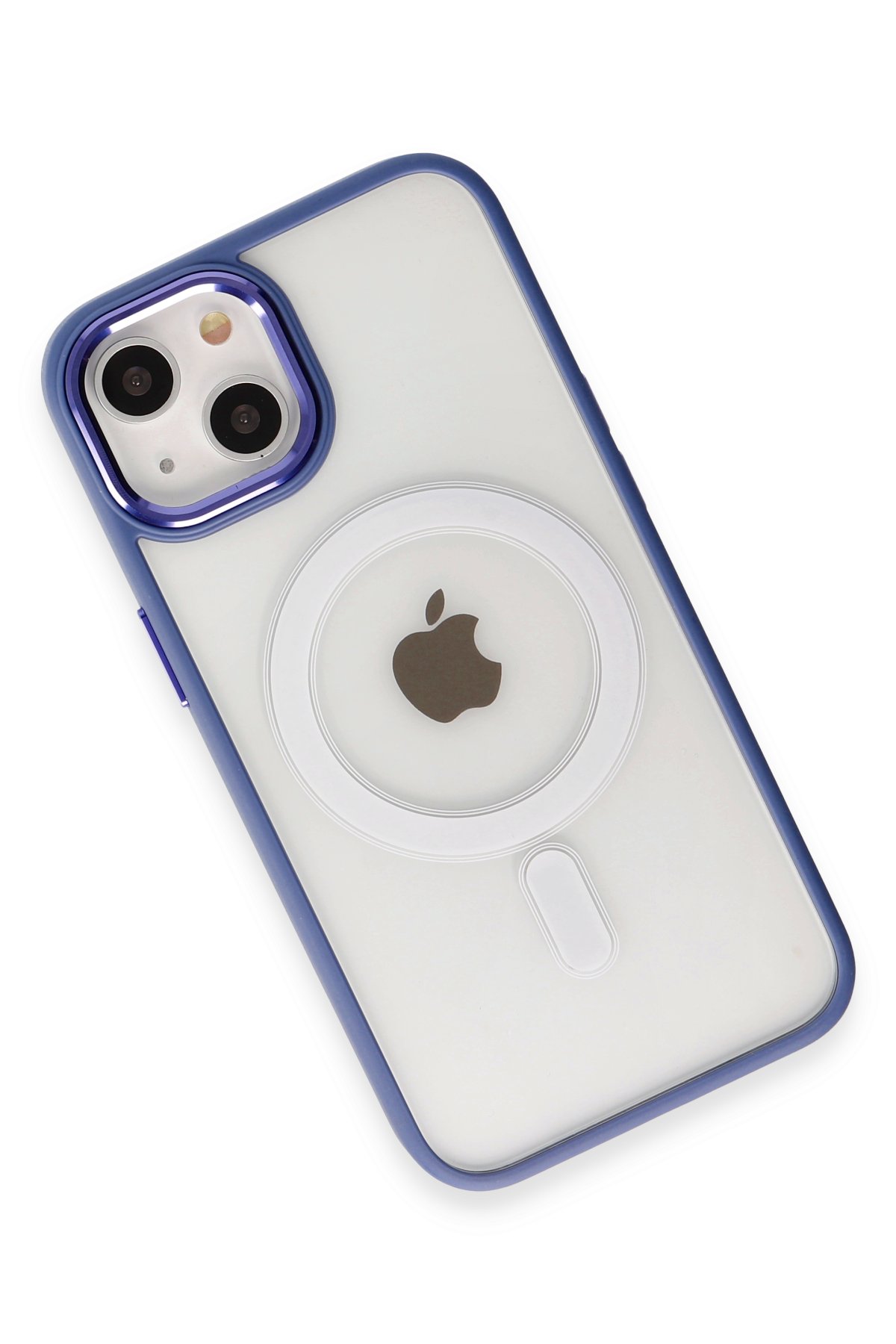 Newface iPhone 15 Raze Metal Kamera Lens - Mavi