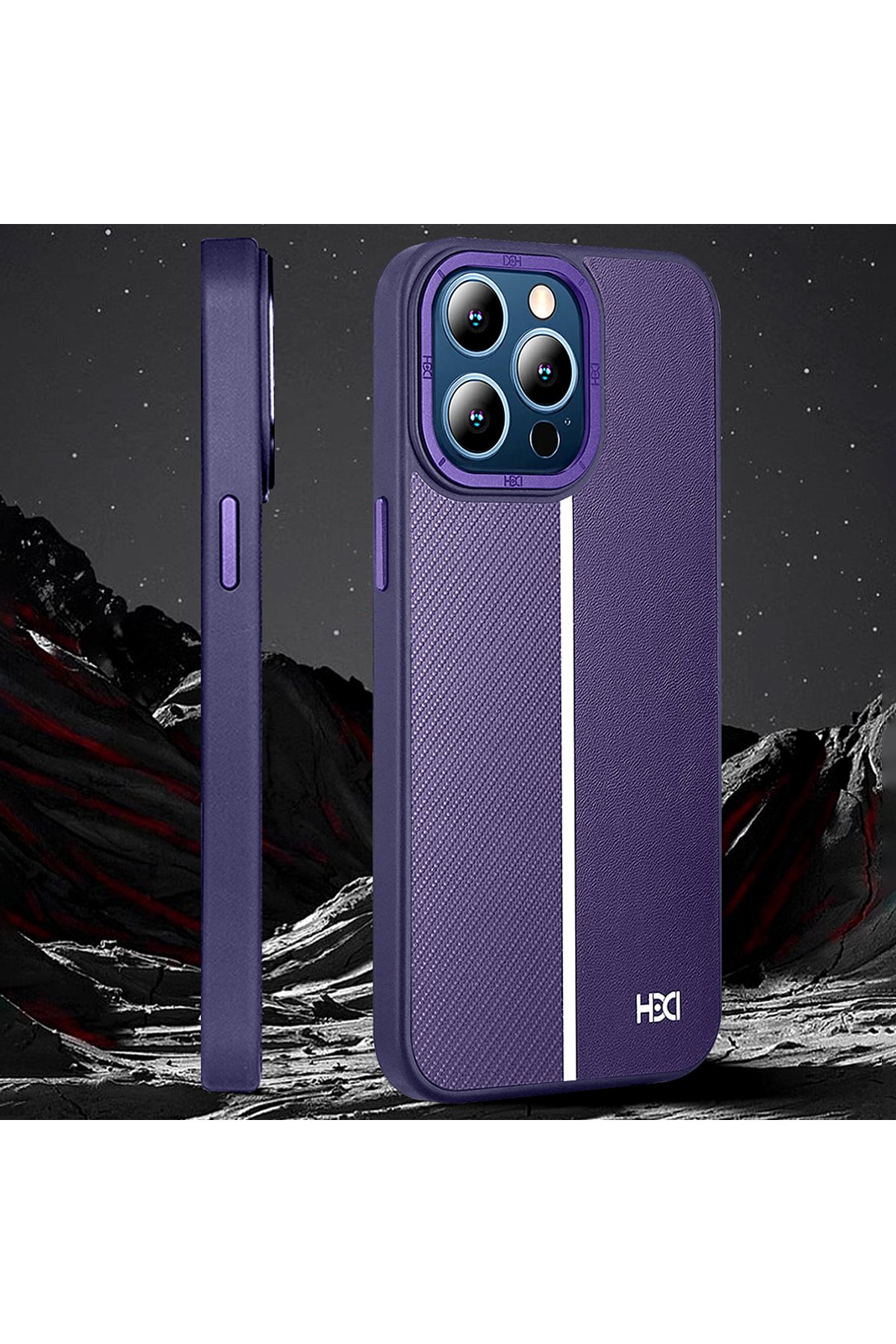 HDD iPhone 15 Pro Kılıf HBC-222 Bern Kapak - Gri