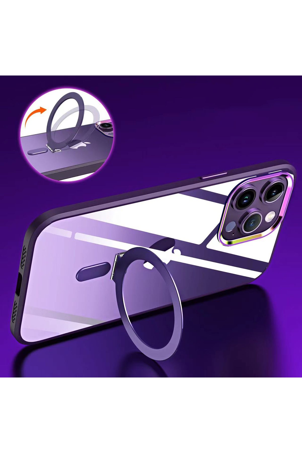 Newface iPhone 15 Pro Bind Metal Kamera Lens - Siyah