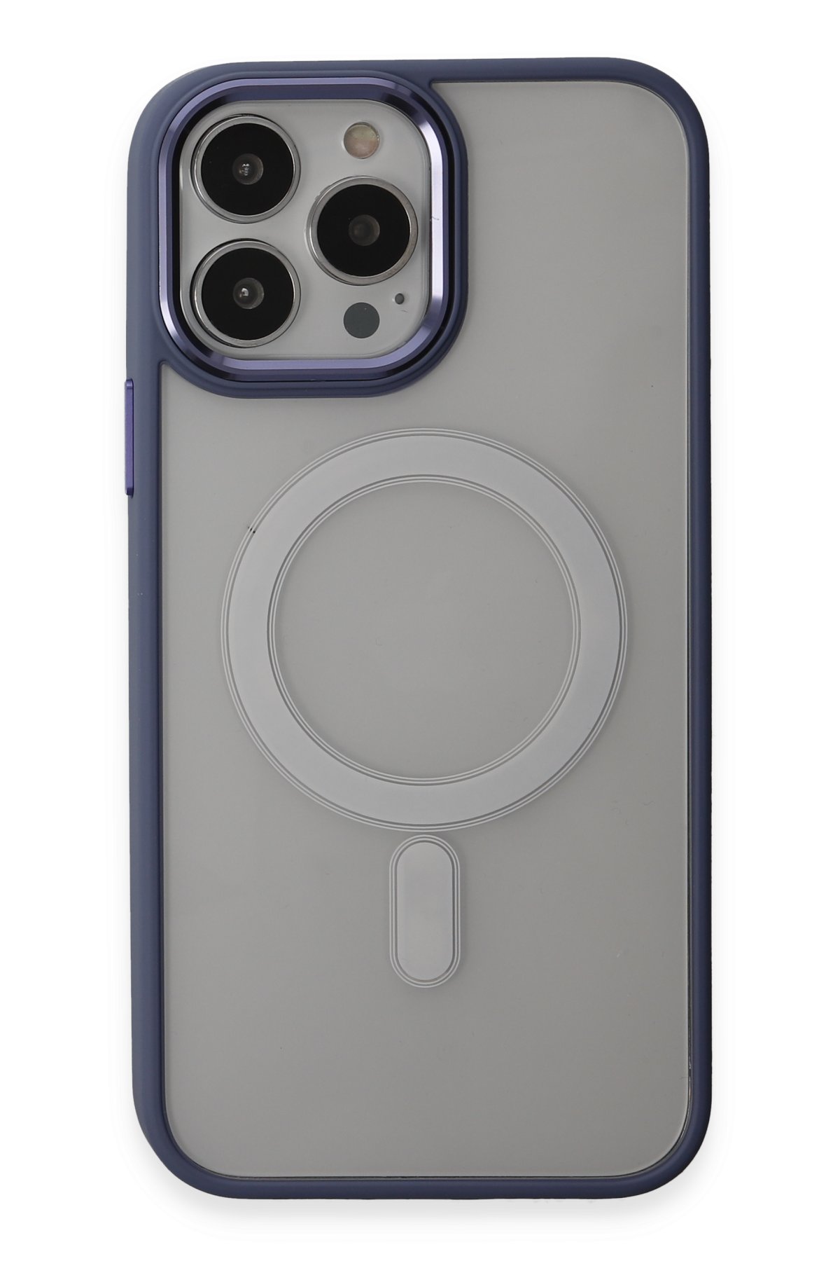 Newface iPhone 15 Pro Kılıf Teleskop Lens Magsafe Silikon Kapak - Siyah
