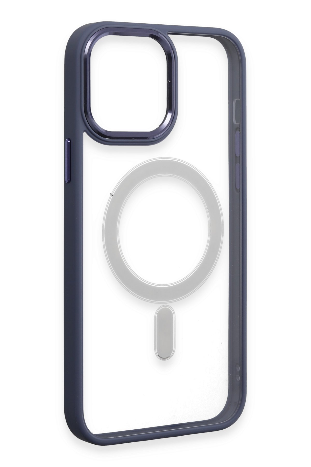 Newface iPhone 15 Pro Kılıf Teleskop Lens Magsafe Silikon Kapak - Siyah