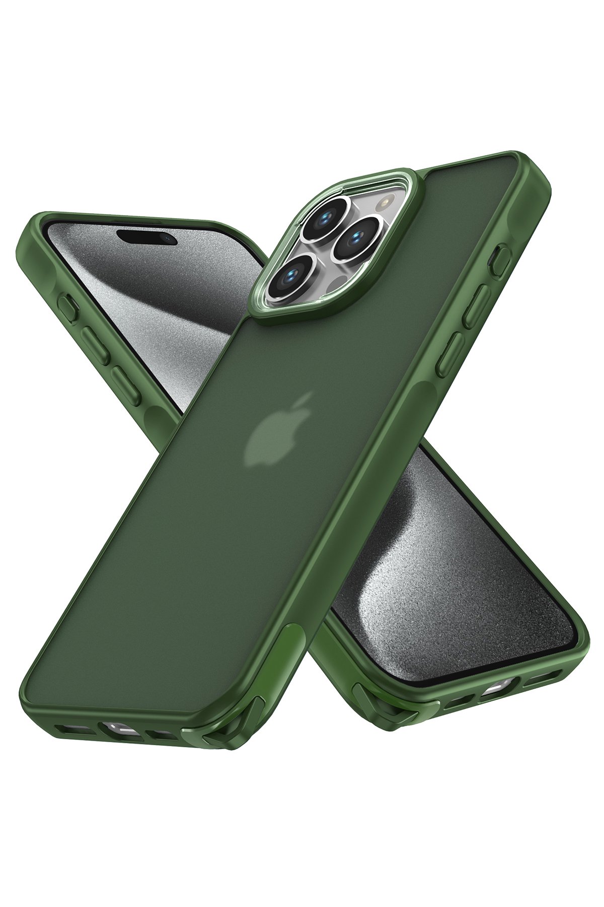 Newface iPhone 15 Pro Max Kılıf Glow Magsafe Kapak - Turuncu